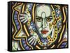 Egypt-Abstract Graffiti-Framed Stretched Canvas