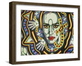 Egypt-Abstract Graffiti-Framed Giclee Print