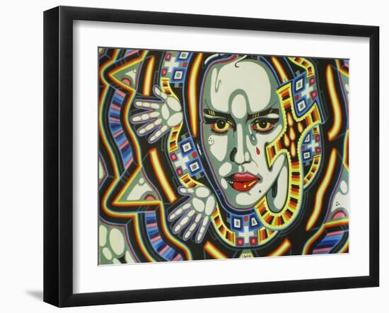 Egypt-Abstract Graffiti-Framed Giclee Print