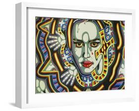 Egypt-Abstract Graffiti-Framed Giclee Print