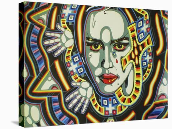 Egypt-Abstract Graffiti-Stretched Canvas
