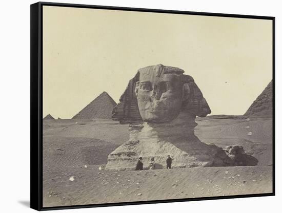 Egypte, le Sphinx-Felice Beato-Framed Stretched Canvas