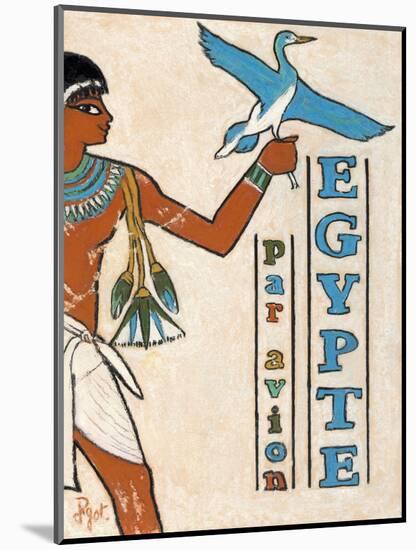 Egypte par avion-Jean Pierre Got-Mounted Art Print