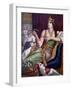 Egyptian Antiquite: “” the Death of Cleopatra”” the Queen of Egypt Cleopatra VII Thea Philopator (6-Tancredi Scarpelli-Framed Giclee Print