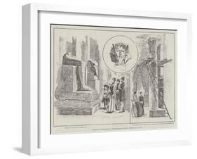 Egyptian Antiquities in the British Museum, Recently Placed-Edward Morant Cox-Framed Giclee Print