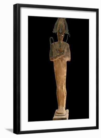 Egyptian Antiquity : Statue of the Cult of Osiris-null-Framed Photographic Print