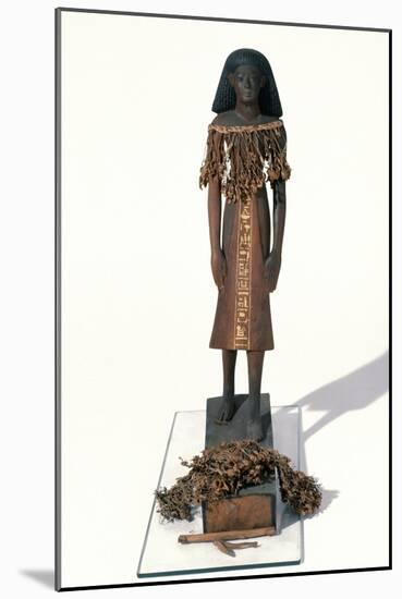 Egyptian Art. Architect Kha. Statue. 1400 BC.-null-Mounted Giclee Print