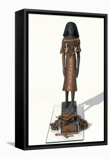 Egyptian Art. Architect Kha. Statue. 1400 BC.-null-Framed Stretched Canvas