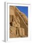 Egyptian Art. Great Temple of Ramses II. Two Colossal Statues Depicting the Pharaoh Ramses II…-null-Framed Giclee Print