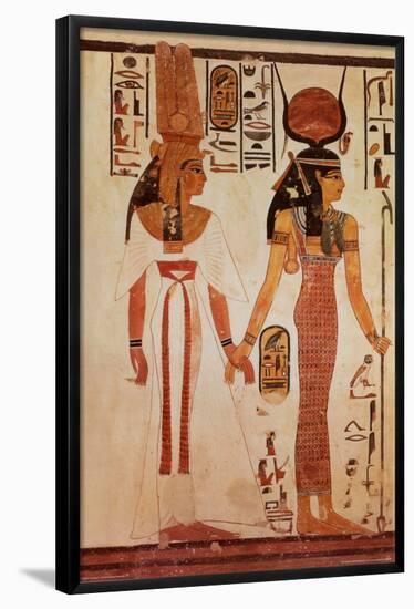 Egyptian Art, Nefertari-null-Framed Poster