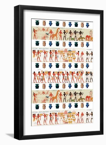 Egyptian Art & Urns-Paris Pierce-Framed Art Print