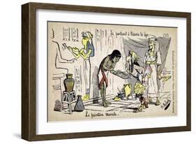 Egyptian Art-Moloch-Framed Giclee Print