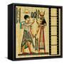 Egyptian Background With Film Strip-Maugli-l-Framed Stretched Canvas