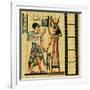 Egyptian Background With Film Strip-Maugli-l-Framed Premium Giclee Print