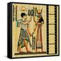 Egyptian Background With Film Strip-Maugli-l-Framed Stretched Canvas