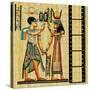 Egyptian Background With Film Strip-Maugli-l-Stretched Canvas