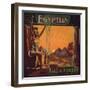 Egyptian Brand - Downey, California - Citrus Crate Label-Lantern Press-Framed Art Print