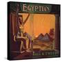 Egyptian Brand - Downey, California - Citrus Crate Label-Lantern Press-Stretched Canvas