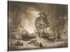 Egyptian Campaign Battle of the Nile-George Arnald-Stretched Canvas