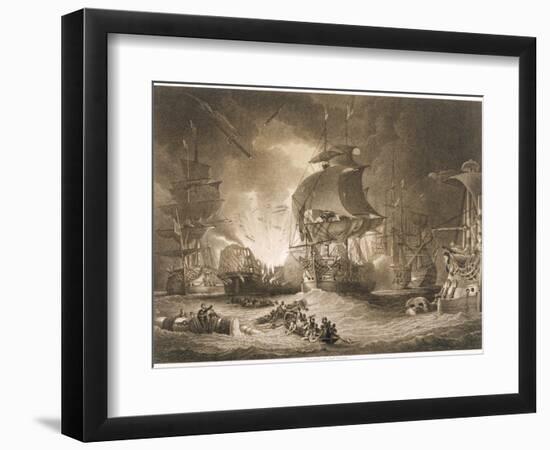 Egyptian Campaign Battle of the Nile-George Arnald-Framed Photographic Print