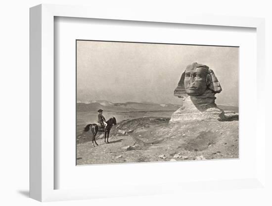 Egyptian Campaign "L'Oedipe", Napoleon Face to Face with the Sphinx-J.i. Gerome-Framed Photographic Print