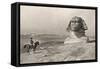 Egyptian Campaign "L'Oedipe", Napoleon Face to Face with the Sphinx-J.i. Gerome-Framed Stretched Canvas