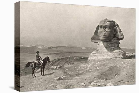 Egyptian Campaign "L'Oedipe", Napoleon Face to Face with the Sphinx-J.i. Gerome-Stretched Canvas