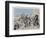 Egyptian Campaign Napoleon with the Savants Contemplates the Antiquities of Egypt-Maurice Orange-Framed Art Print