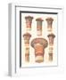 Egyptian Capitals-Owen Jones-Framed Premium Giclee Print