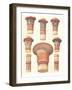 Egyptian Capitals-Owen Jones-Framed Art Print