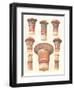 Egyptian Capitals-Owen Jones-Framed Art Print