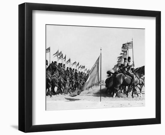 Egyptian Cavalry Rehearse Investiture Parade-null-Framed Photographic Print