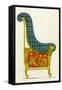 Egyptian Chair-null-Framed Stretched Canvas