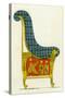 Egyptian Chair-null-Stretched Canvas