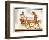 Egyptian Chariots II-Jean Francois Champollion-Framed Art Print