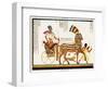 Egyptian Chariots II-Jean Francois Champollion-Framed Art Print