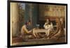 Egyptian Chess Players, 1868-Sir Lawrence Alma-Tadema-Framed Giclee Print