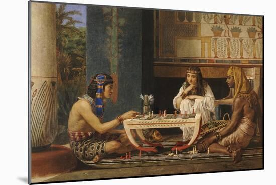 Egyptian Chessplayers-Sir Lawrence Alma-Tadema-Mounted Giclee Print