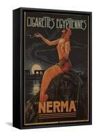 Egyptian Cigarettes Nerma, 1924-Gaspar Camps-Framed Stretched Canvas