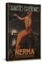 Egyptian Cigarettes Nerma, 1924-Gaspar Camps-Stretched Canvas