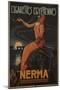 Egyptian Cigarettes Nerma, 1924-Gaspar Camps-Mounted Premium Giclee Print