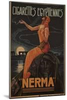 Egyptian Cigarettes Nerma, 1924-Gaspar Camps-Mounted Giclee Print