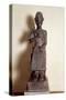 Egyptian Civilization, Black Basalt Statue of Pharaoh Ramses II, from Karnak-null-Stretched Canvas