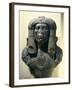 Egyptian Civilization, Diorite Bust of Amenemhat Iii, from Fayum-null-Framed Giclee Print