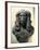 Egyptian Civilization, Diorite Bust of Amenemhat Iii, from Fayum-null-Framed Giclee Print