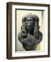 Egyptian Civilization, Diorite Bust of Amenemhat Iii, from Fayum-null-Framed Giclee Print