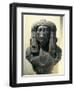 Egyptian Civilization, Diorite Bust of Amenemhat Iii, from Fayum-null-Framed Giclee Print