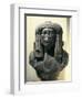 Egyptian Civilization, Diorite Bust of Amenemhat Iii, from Fayum-null-Framed Giclee Print