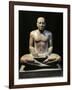 Egyptian Civilization, Saitic Period, Quartzite Statue of Petamenophis as Scribe, from Karnak-null-Framed Giclee Print