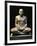 Egyptian Civilization, Saitic Period, Quartzite Statue of Petamenophis as Scribe, from Karnak-null-Framed Giclee Print